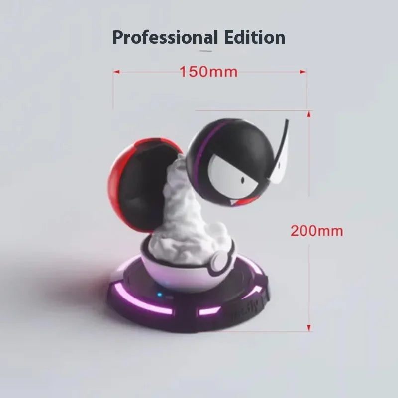Gastly Humidifier Smoking Night Light Anime Toy Light Gaming Room Bedroom Led Lamp Table Decoration Kids Christmas Gifts Custom - Housewares