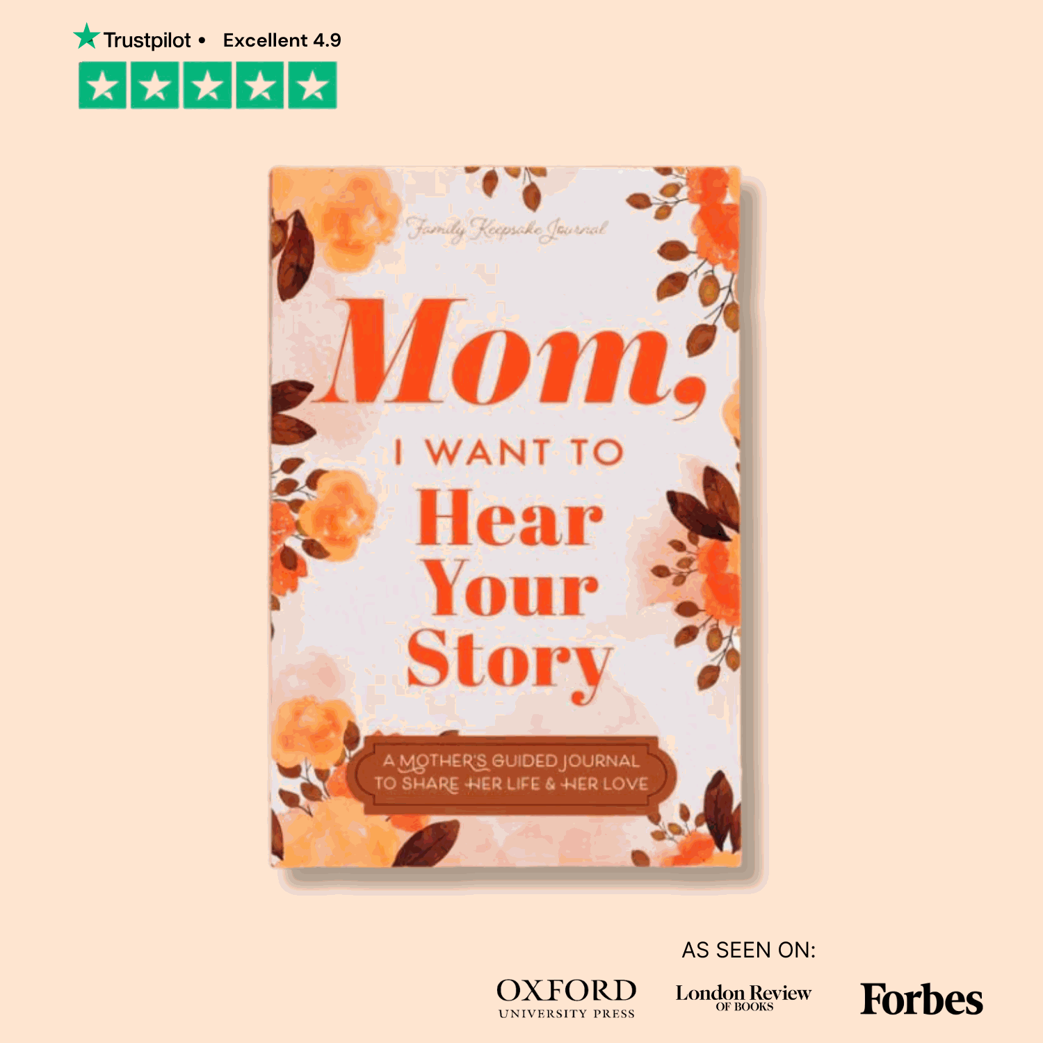 A Guided Journal for the One You Love Most to Share Their Story. - 