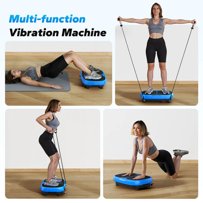 MERACH EMS Vibration Plate Exercise Machine for Lymphatic Drainage Relieve Pain Help Sleep Fat Burning&Weight Loss Exercise Fit