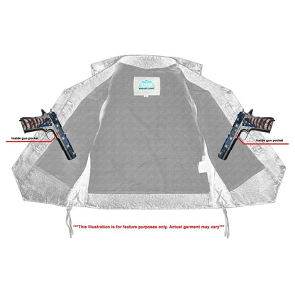 Women's 6 Pocket Denim Utility Vest - Blue