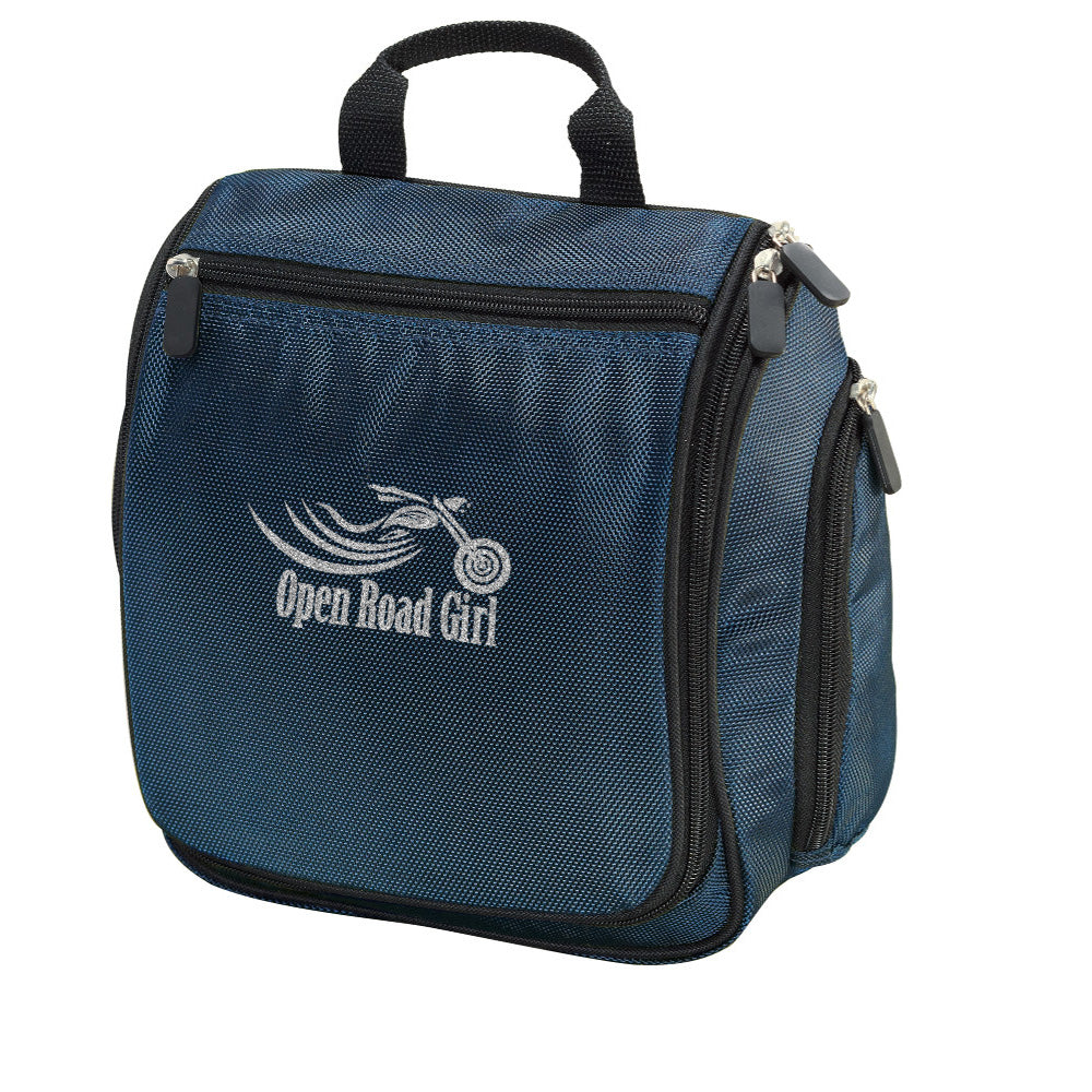 Travel Hanging Toiletry Bag by Open Road Girl, Choose your Logo color!    qykyai-sq.myshopify.com