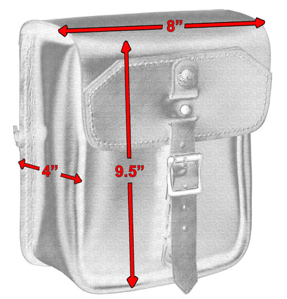 Premium Leather Large Tool Bag for Sissybar