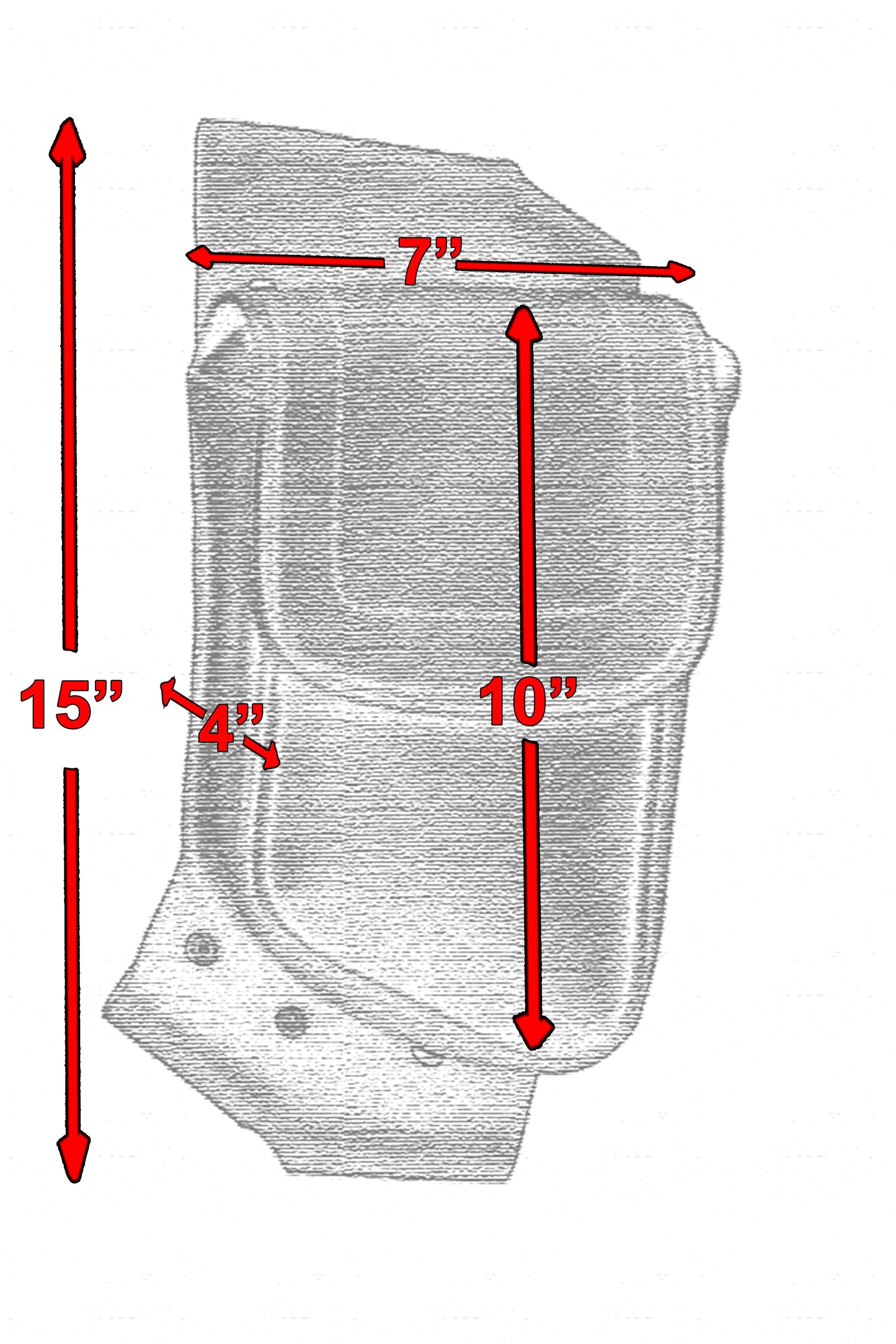 Crash Bar Bag - Left Side