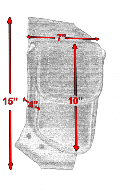 Crash Bar Bag - Left Side