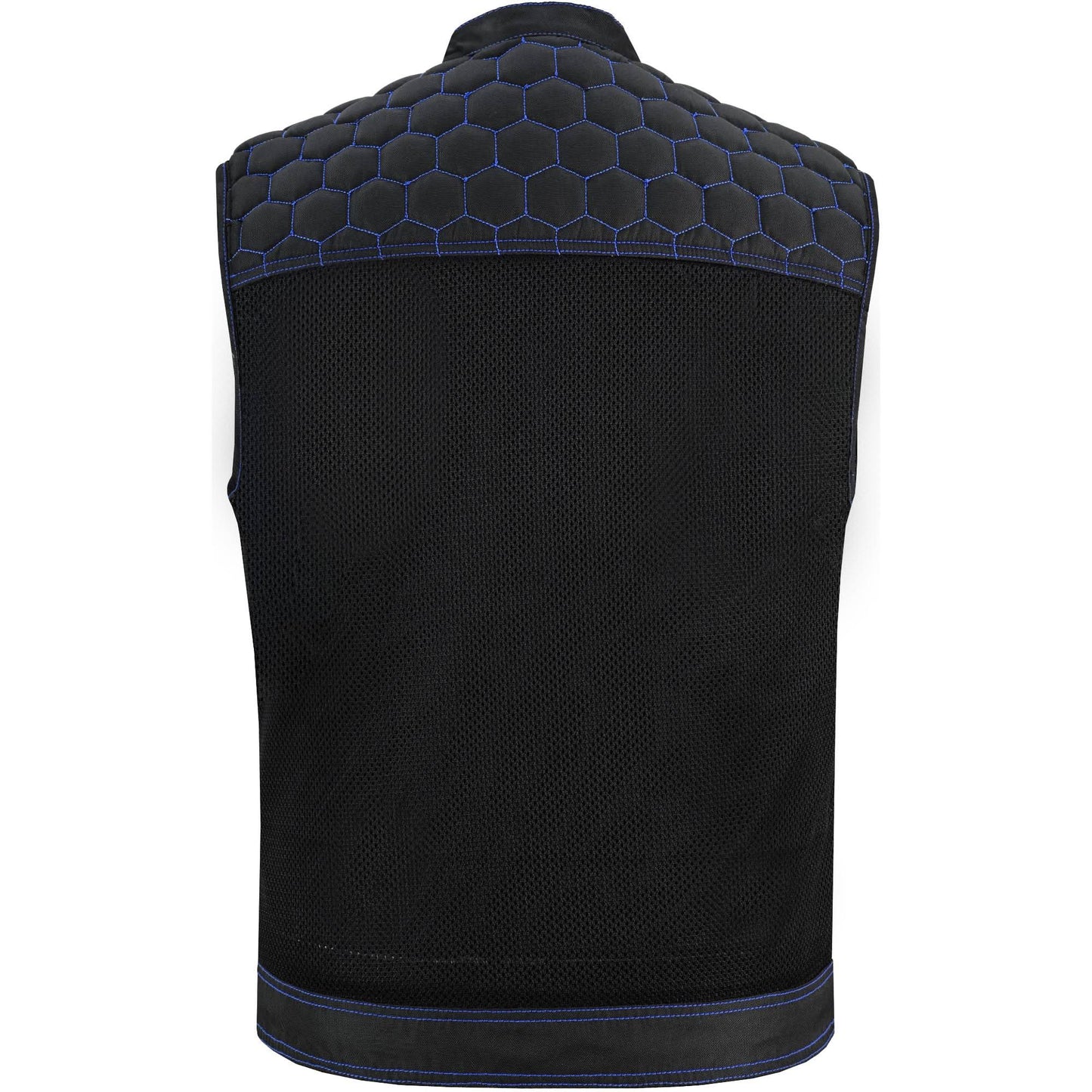 Cold Burn Men's Black Mesh Textile Vest