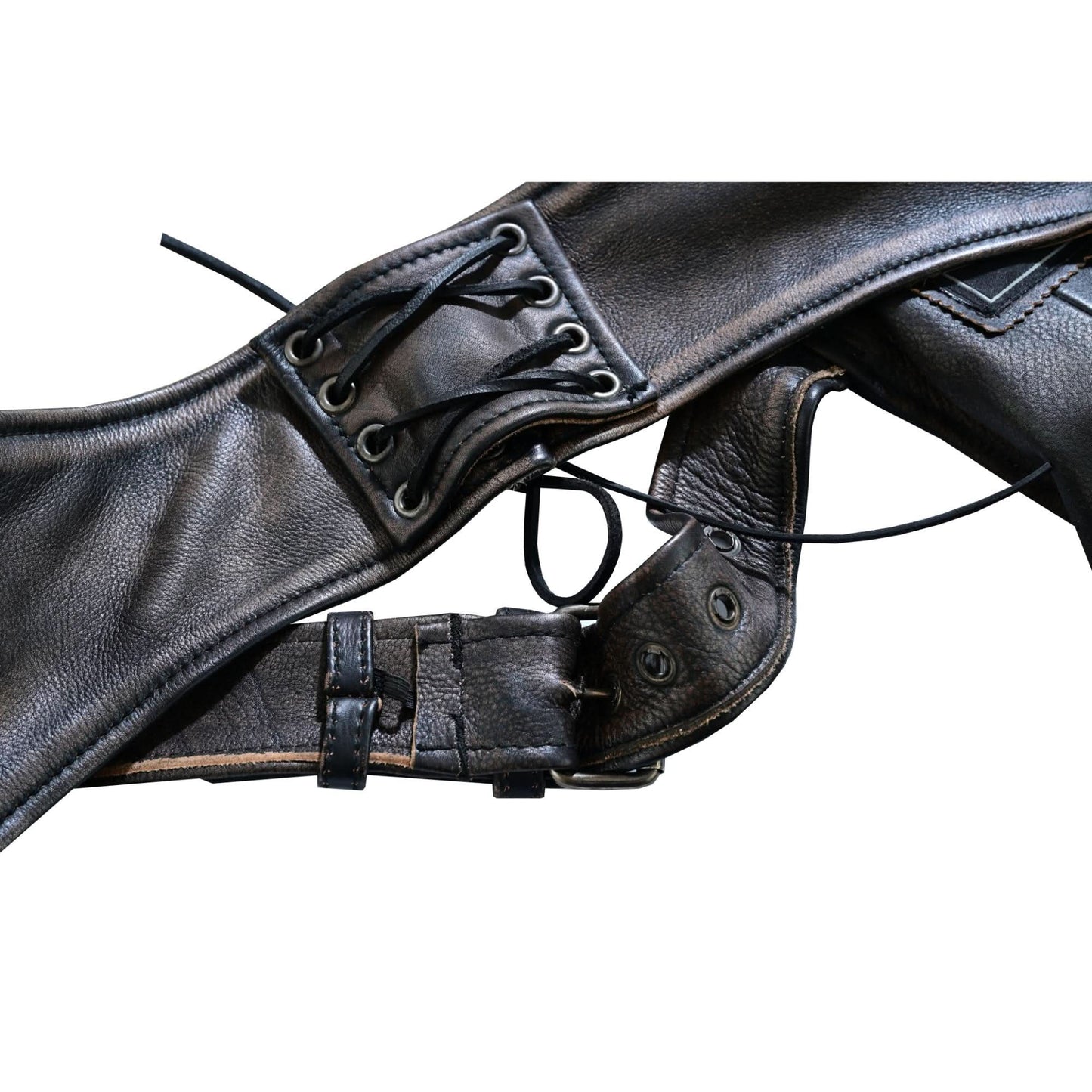 Unisex Four Pockets Insulated Chaps with Stretchable Inner Thigh