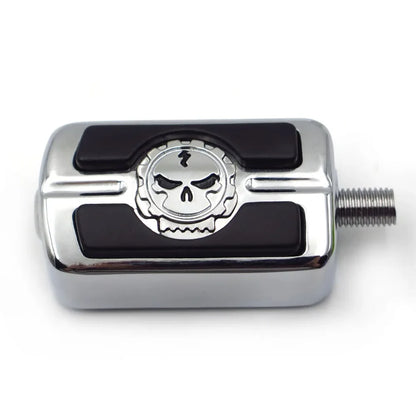 Motorcycel Parts Chrome Skull Shifter Shift Foot Peg For Harley Chopper Touring Cruiser Custom