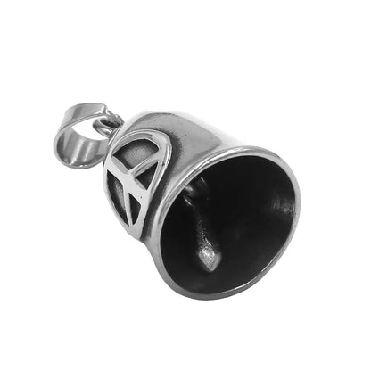 Live to Ride Eagle Wings Jesus Cross Biker Bell Pendant Stainless Steel Knuckles Heart Peace Sign Rose Eye Bell Christmas Gift