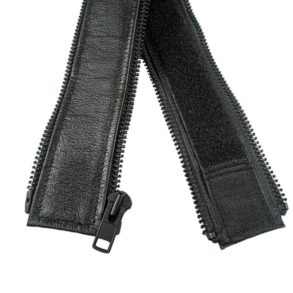 VXP55 Men's Black Universal Vest Expander Panel with Black Oxides Zip