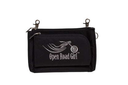Open Road Girl Durable Canvas Hip Purse, 5 COLORS