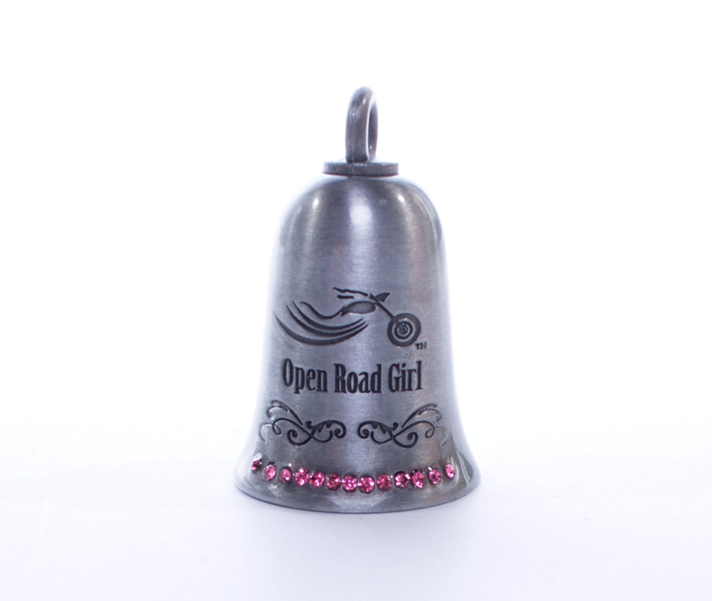 Open Road Girl Metal Motorcycle Bells, 7 Styles