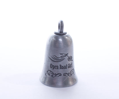 Open Road Girl Metal Motorcycle Bells, 7 Styles