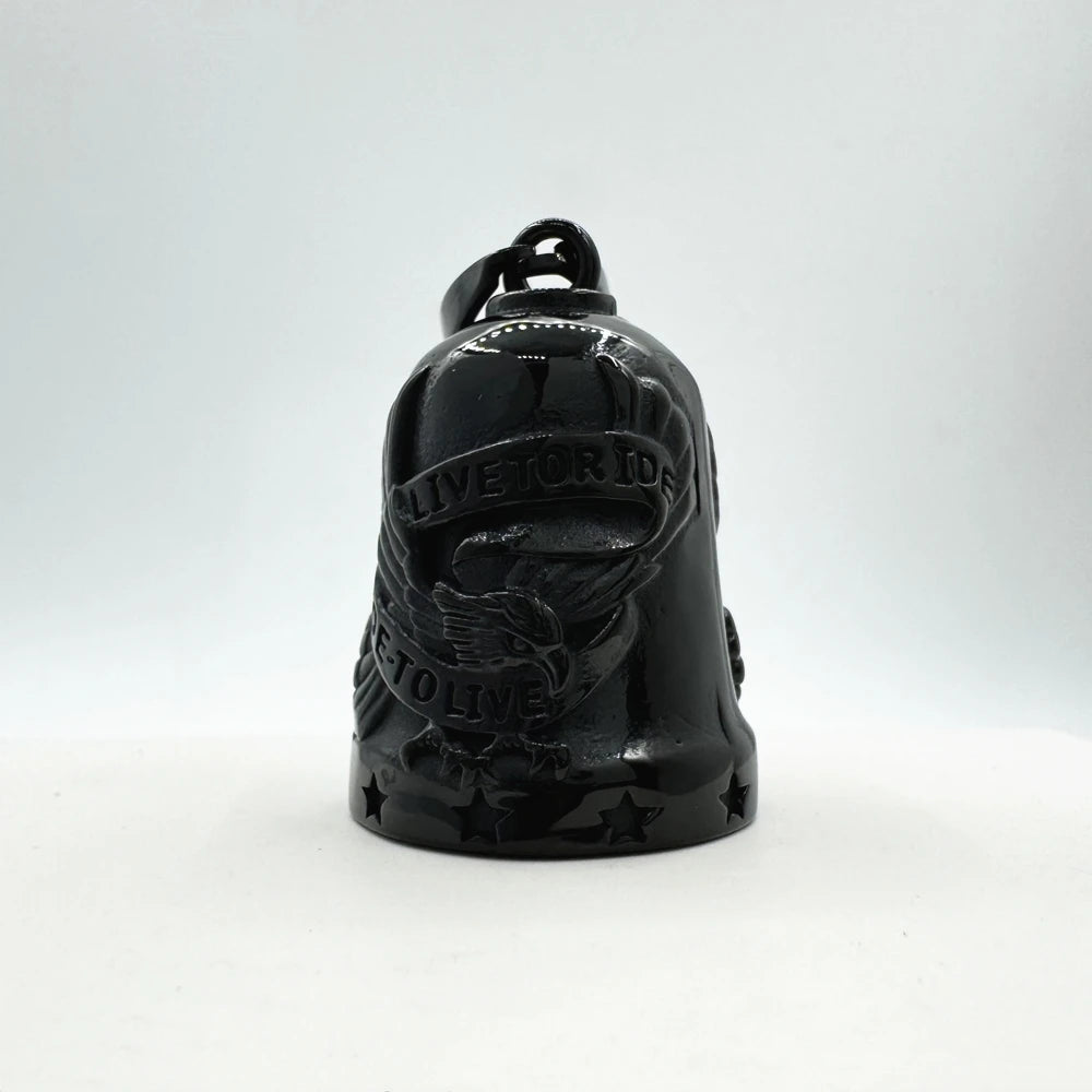 Ride To Live Pendant 316L Stainless Steel Jewelry Jingle Bell Stars Motorcycles Man Pendant