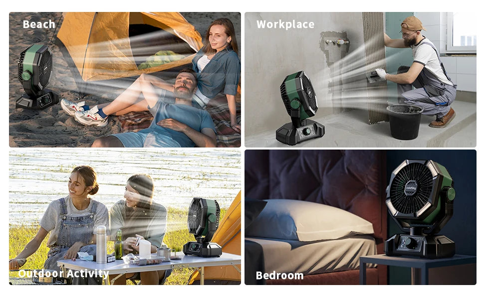 coldSky Camping Fan with 4 LED Lantern 8 Speeds Desk Fan 20000mAh Battery Portable Outdoor Fan for Outdoor Camping and Fishing    qykyai-sq.myshopify.com
