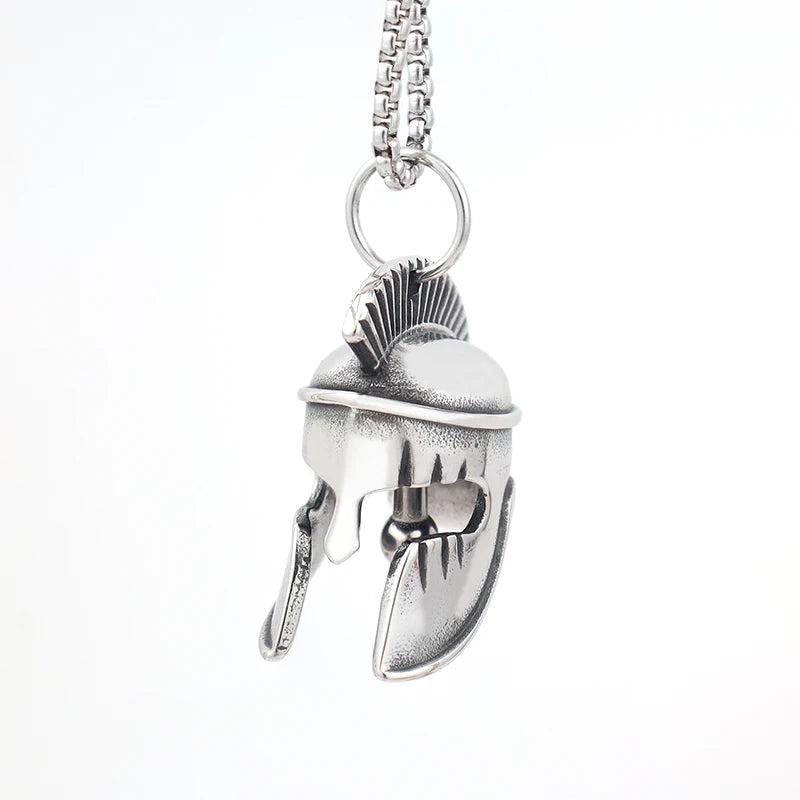 Stainless Steel Motorcycle Bell Pendant Trendy Charm Punk Necklaces For Men Vintage Biker Luck Amulet Jewelry Gifts Wholesale