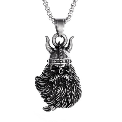 Stainless Steel Motorcycle Bell Pendant Trendy Charm Punk Necklaces For Men Vintage Biker Luck Amulet Jewelry Gifts Wholesale