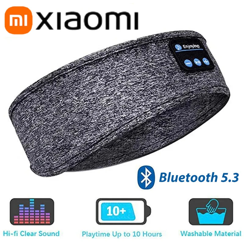 Xiaomi Bluetooth 5.3 Wireless Headset Sleep Aid Music Eye Masks Rechargeable Sports Headband Durable Nap Blackout Eyes Mask    qykyai-sq.myshopify.com