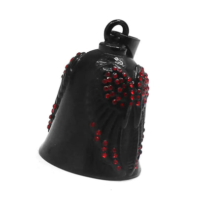 Live to Ride Eagle Wings Jesus Cross Biker Bell Pendant Stainless Steel Knuckles Heart Peace Sign Rose Eye Bell Christmas Gift