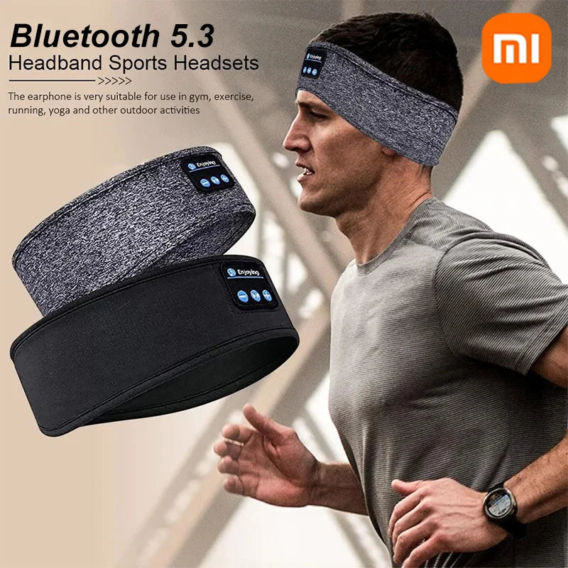 Xiaomi Bluetooth 5.3 Wireless Headset Sleep Aid Music Eye Masks Rechargeable Sports Headband Durable Nap Blackout Eyes Mask