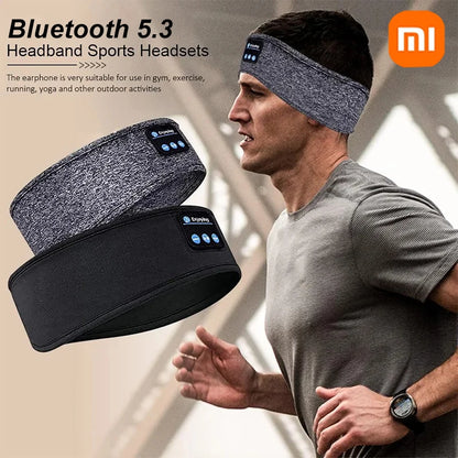 Xiaomi Bluetooth 5.3 Wireless Headset Sleep Aid Music Eye Masks Rechargeable Sports Headband Durable Nap Blackout Eyes Mask