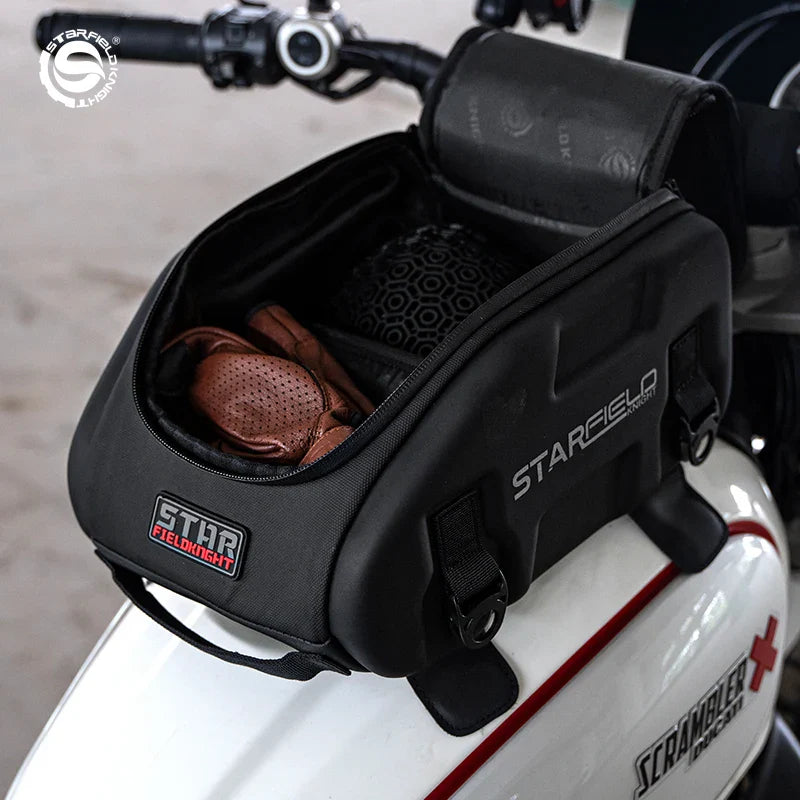 Magnetic Fuel Tank Bag Motorcycle Waterproof Large Capacity