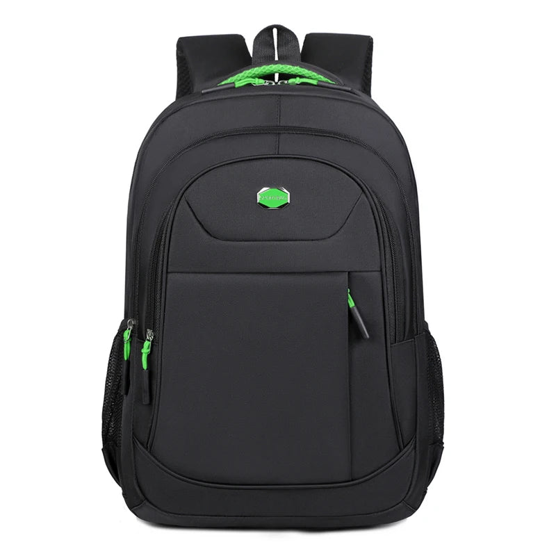 Men'S Backpack Oxford Waterproof Backpack Business Computer Bag Leisure Travel Backpack High School Student Backpack
