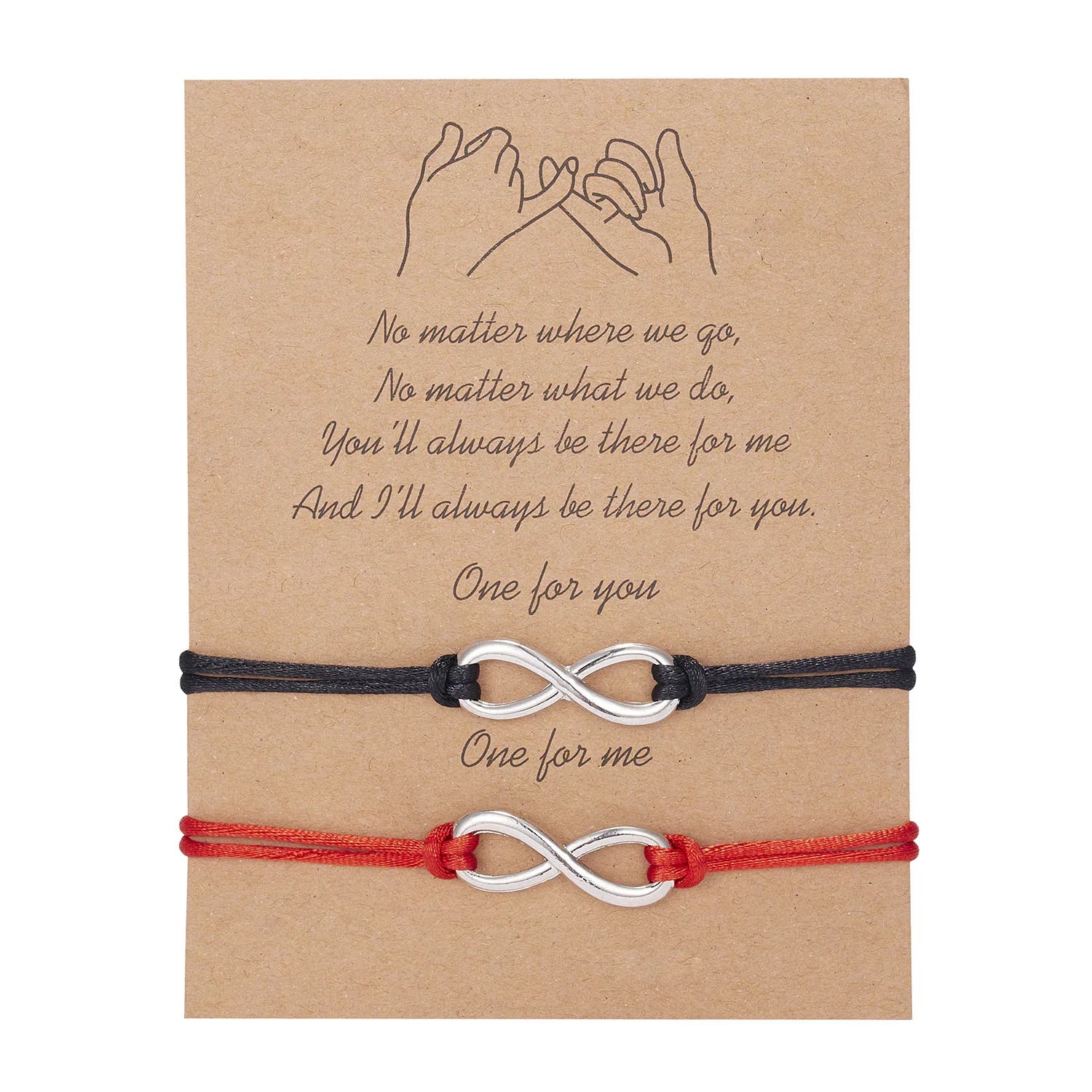 2Pcs New Trendy Cute Wish Sunflower Rainbow Love Black Rope Beads Bracelet for Girl Woman Fashion DIY Jewelry Gift Dropship