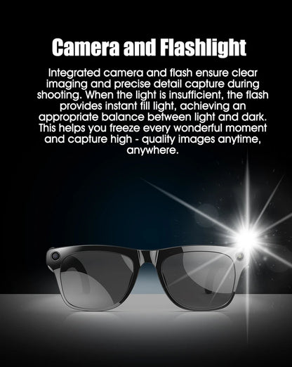 4K AI Smart Photochromic Glasses Multifunction Camera Bluetooth Call Voice Assistant Music Player Translate Glasses For Xiaomi    qykyai-sq.myshopify.com