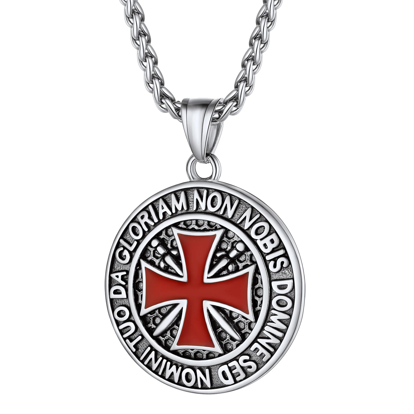 Ride with Faith and Honor: The Templar Knight's Cross Necklace collection