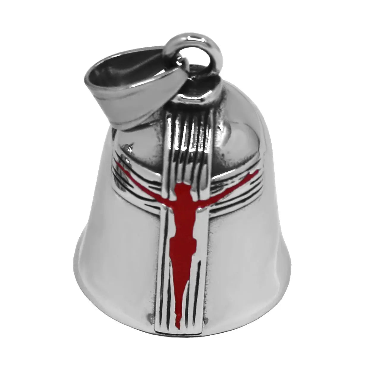 Live to Ride Eagle Wings Jesus Cross Biker Bell Pendant Stainless Steel Knuckles Heart Peace Sign Rose Eye Bell Christmas Gift