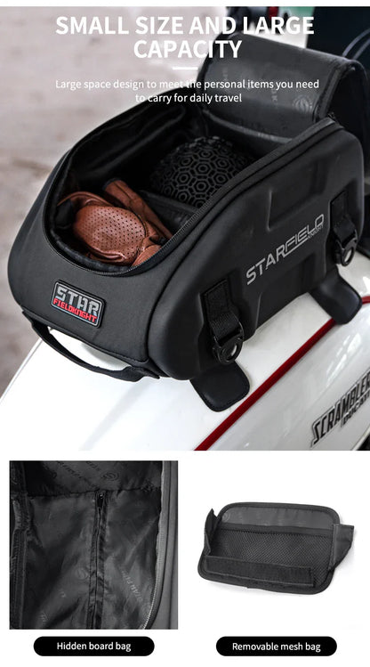 Magnetic Fuel Tank Bag Motorcycle Waterproof Large Capacity