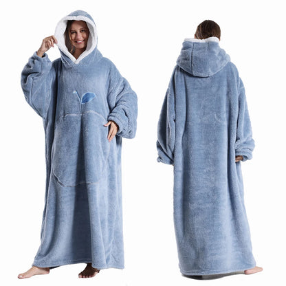 Extra Long Wearable Blankets Winter Flannel Hooded Blanket with Full Sleeves Men Women Cozy Soft Throw Adult TV Blanket  Extra Long Wearable Blankets Winter Flannel Hooded Blanket with Full Sleeves Men Women Cozy Soft Throw Adult TV Blanket    qykyai-sq.myshopify.com