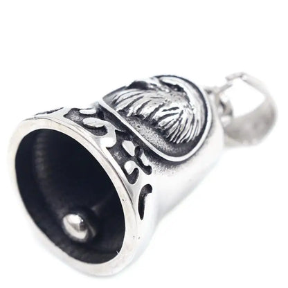 Men's Punk Cool Eagle Bell Pendant Bicycle Motorcycle Riding Rock Party Necklace Locomotive Exhibition Jewelry Accessories