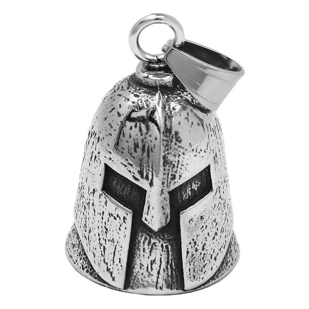 Live to Ride Eagle Wings Jesus Cross Biker Bell Pendant Stainless Steel Knuckles Heart Peace Sign Rose Eye Bell Christmas Gift