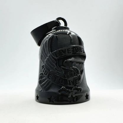 Ride To Live Pendant 316L Stainless Steel Jewelry Jingle Bell Stars Motorcycles Man Pendant