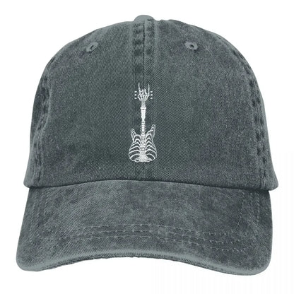 Rock & Roll Skeleton Caps