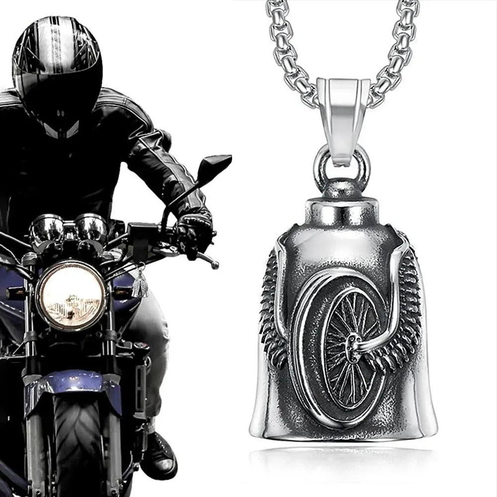   New Stainless Steel Motorcycle Bell Angel Wings Bell Pendant Necklace For Biker Fashion Lucky Amulet Jewelry Gifts Dropshipping    qykyai-sq.myshopify.com