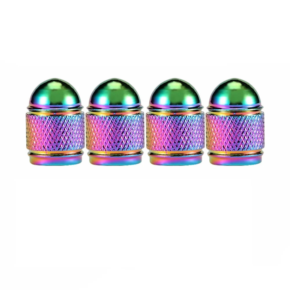 4PCS Colorful Valve Stem Caps