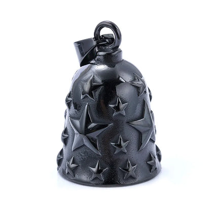 Live to Ride Eagle Wings Jesus Cross Biker Bell Pendant Stainless Steel Knuckles Heart Peace Sign Rose Eye Bell Christmas Gift