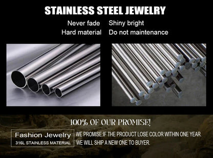 New Stainless Steel Motorcycle Bell Angel Wings Bell Pendant Necklace For Biker Fashion Lucky Amulet Jewelry Gifts Dropshipping