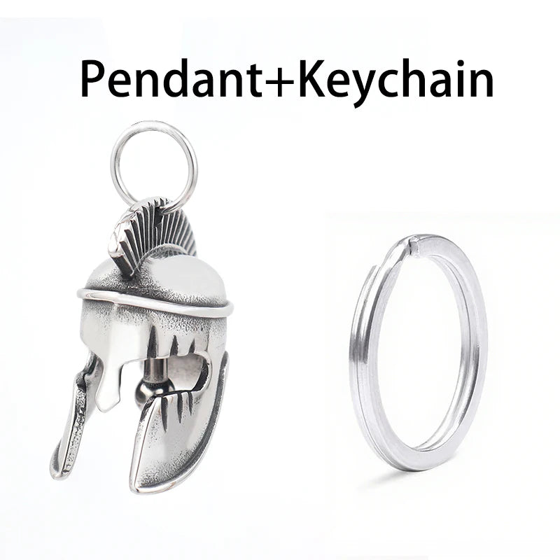 Stainless Steel Motorcycle Bell Pendant Trendy Charm Punk Necklaces For Men Vintage Biker Luck Amulet Jewelry Gifts Wholesale