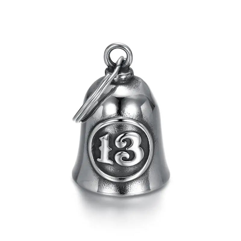 Men's Punk Cool Eagle Bell Pendant Bicycle Motorcycle Riding Rock Party Necklace Locomotive Exhibition Jewelry Accessories