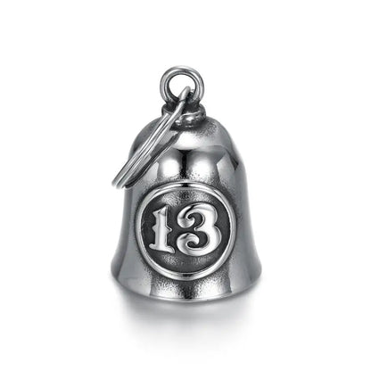 Men's Punk Cool Eagle Bell Pendant Bicycle Motorcycle Riding Rock Party Necklace Locomotive Exhibition Jewelry Accessories