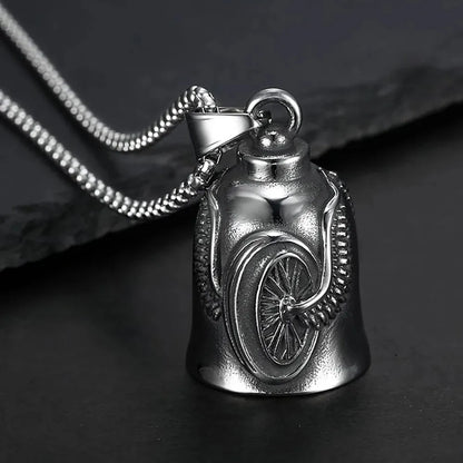   New Stainless Steel Motorcycle Bell Angel Wings Bell Pendant Necklace For Biker Fashion Lucky Amulet Jewelry Gifts Dropshipping    qykyai-sq.myshopify.com