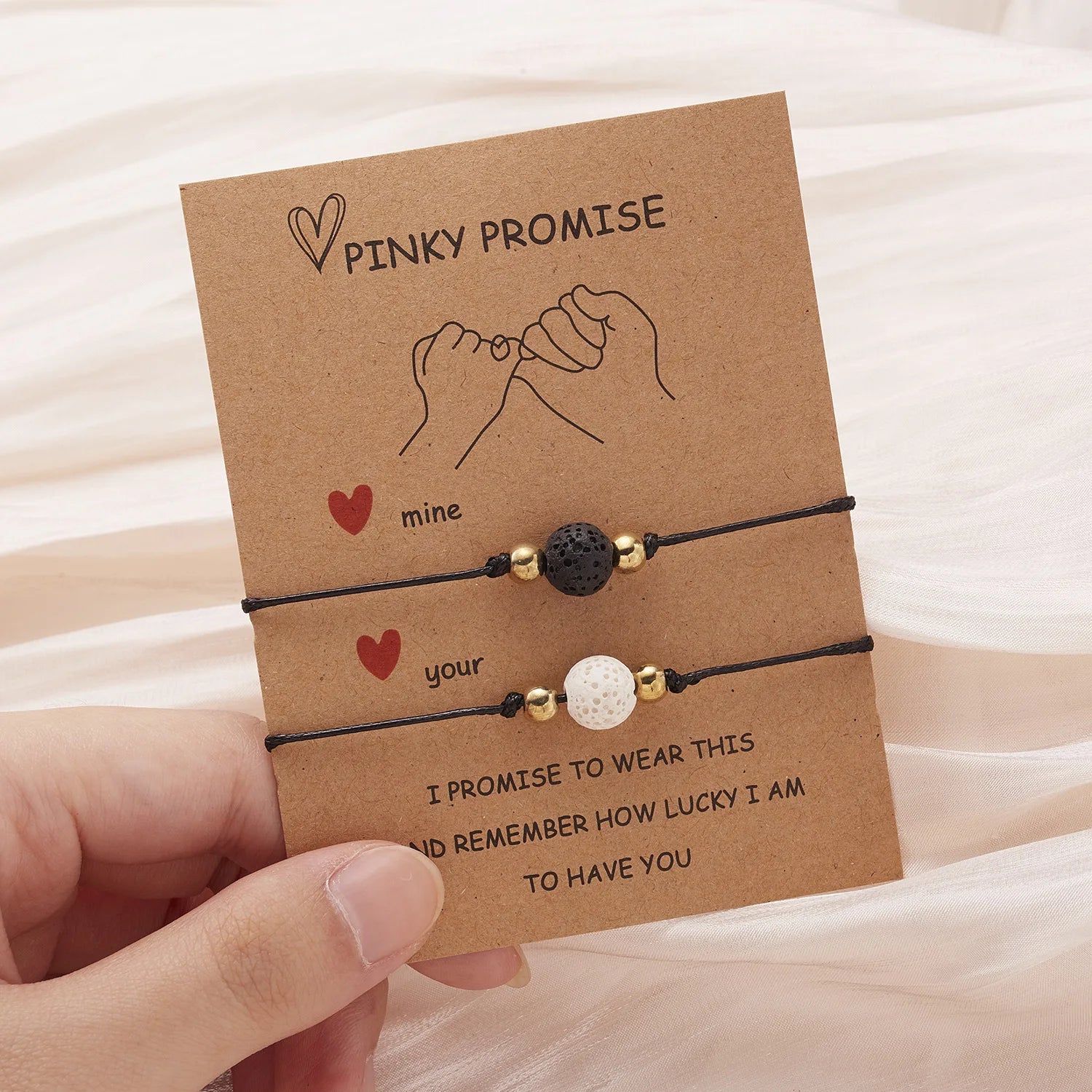 2Pcs New Trendy Cute Wish Sunflower Rainbow Love Black Rope Beads Bracelet for Girl Woman Fashion DIY Jewelry Gift Dropship