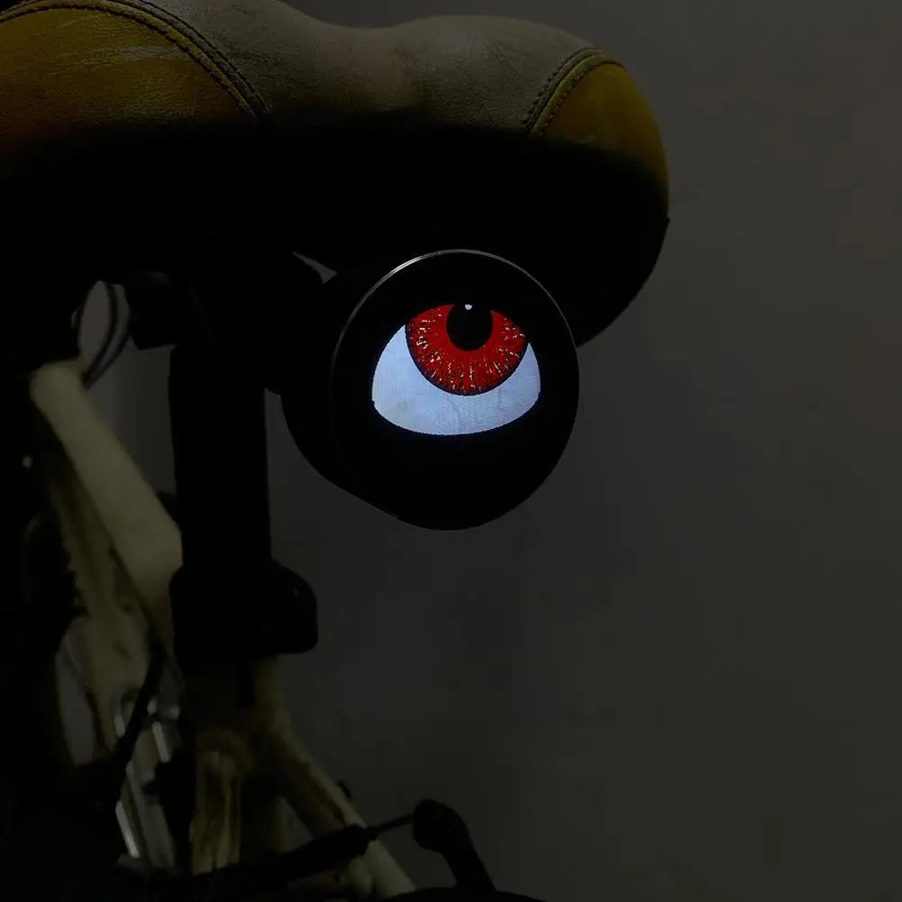 DIY Pattern Dynamic Devil Eye Evil Eye LED Motorcycle Electric Car Devil Eye Decorative Light Waterproof Bike