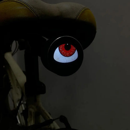 DIY Pattern Dynamic Devil Eye Evil Eye LED Motorcycle Electric Car Devil Eye Decorative Light Waterproof Bike