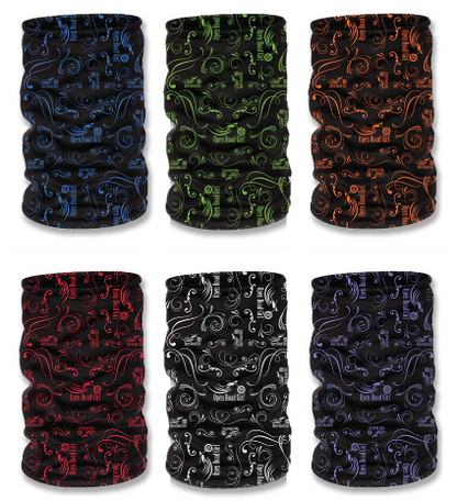 Scatter Open Road Girl NeckTube (Neck Gaiter), 7 Colors