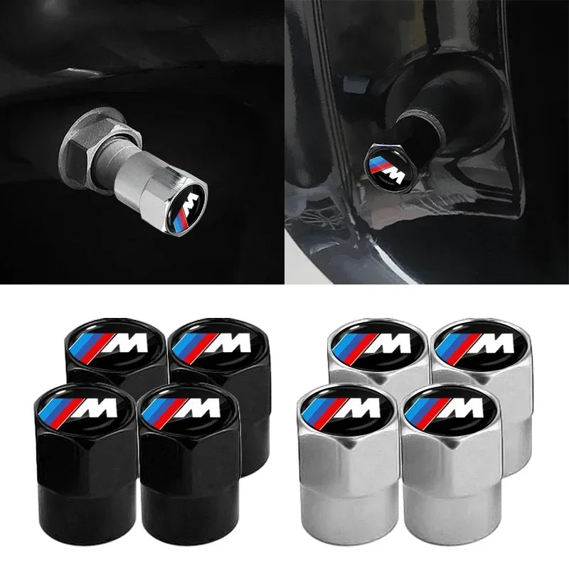 4PCS Aluminium Valve Stem Caps