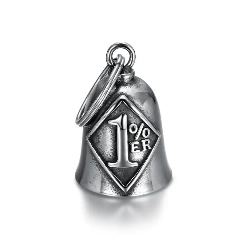 Men's Punk Cool Eagle Bell Pendant Bicycle Motorcycle Riding Rock Party Necklace Locomotive Exhibition Jewelry Accessories